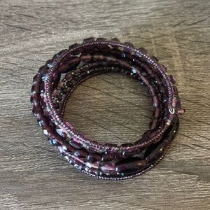 Purple Wrap Bracelet